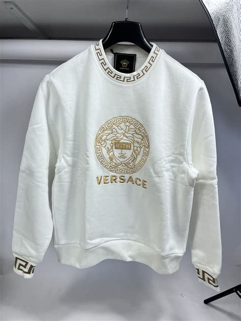 kith versace sweatshirt|Versace kith shoes.